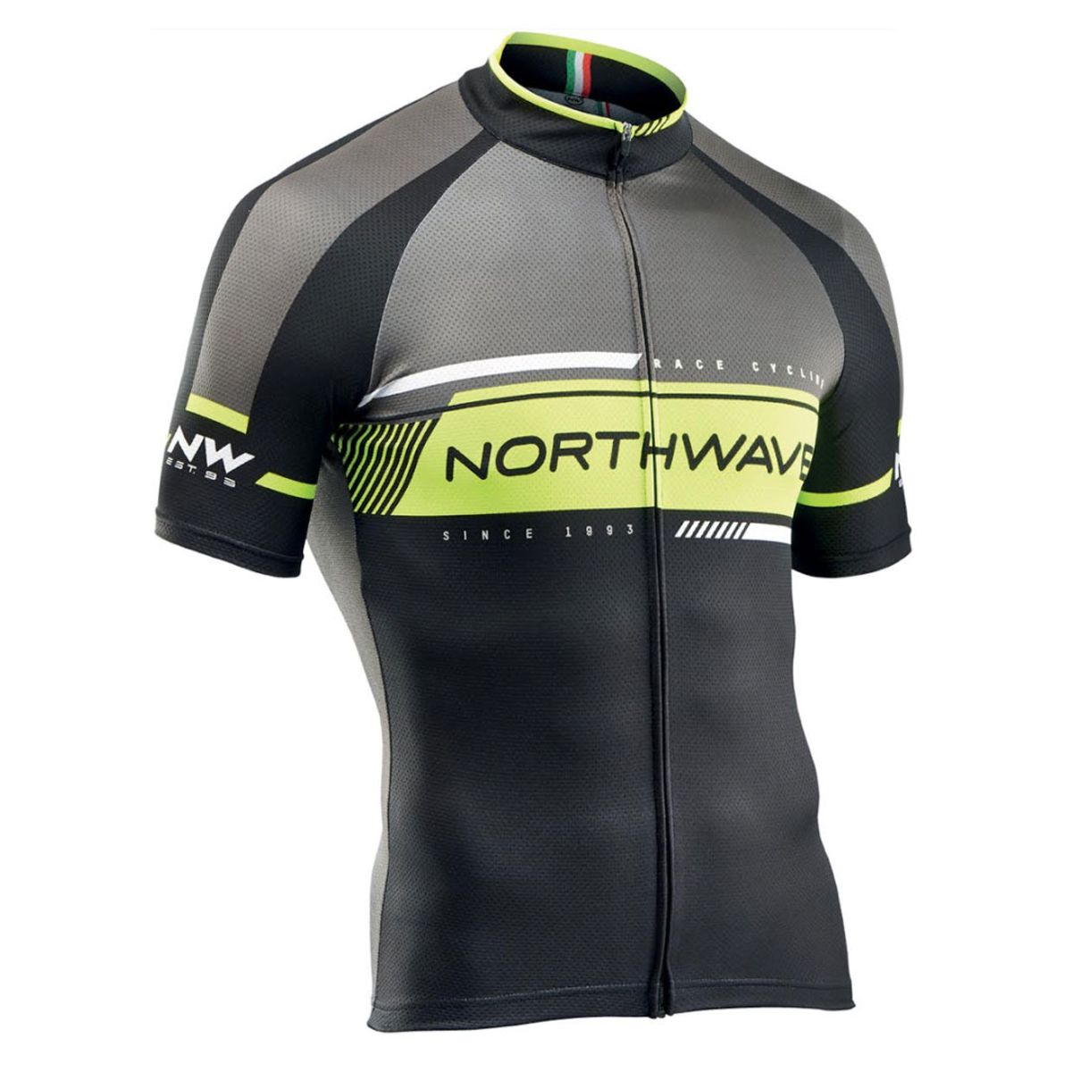 360 - Tricota Ciclismo Hombre Northwave® Logo 2 Blackyellow