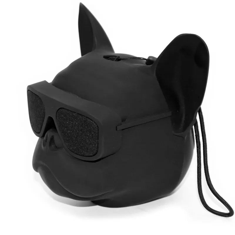 GENERICO - Parlante Bluetooth Bulldog Francés Negro 10W - SC