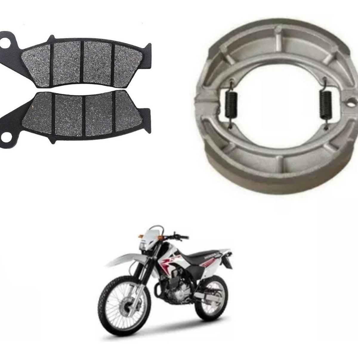 GENERICO - Pastillas Freno + Balatas Para Honda Tornado 250 Japonesas