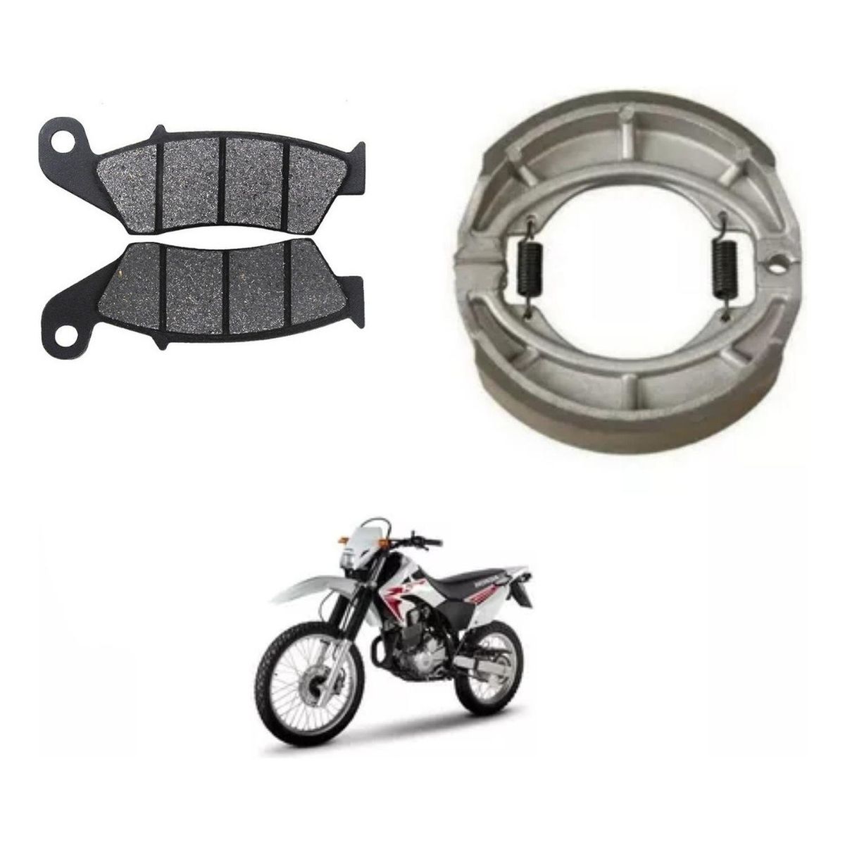 GENERICO - Pastillas Freno + Balatas Para Honda Tornado 250 Japonesas