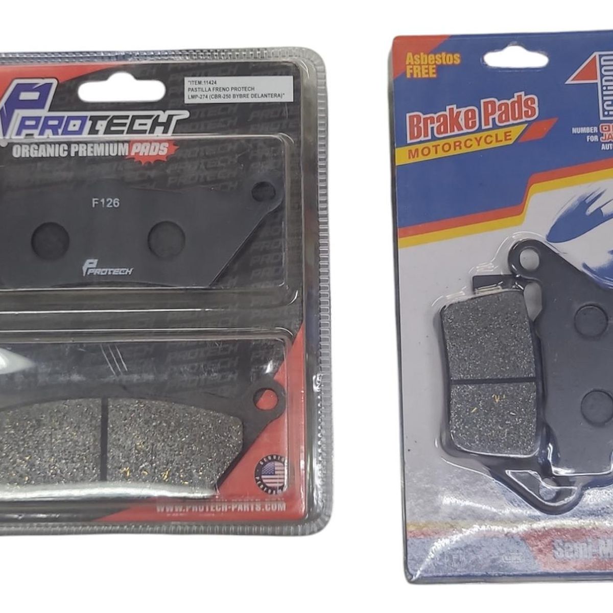 GENERICO - Pastillas Delanteras Y Traseras Honda Cbr 250 Sin Abs