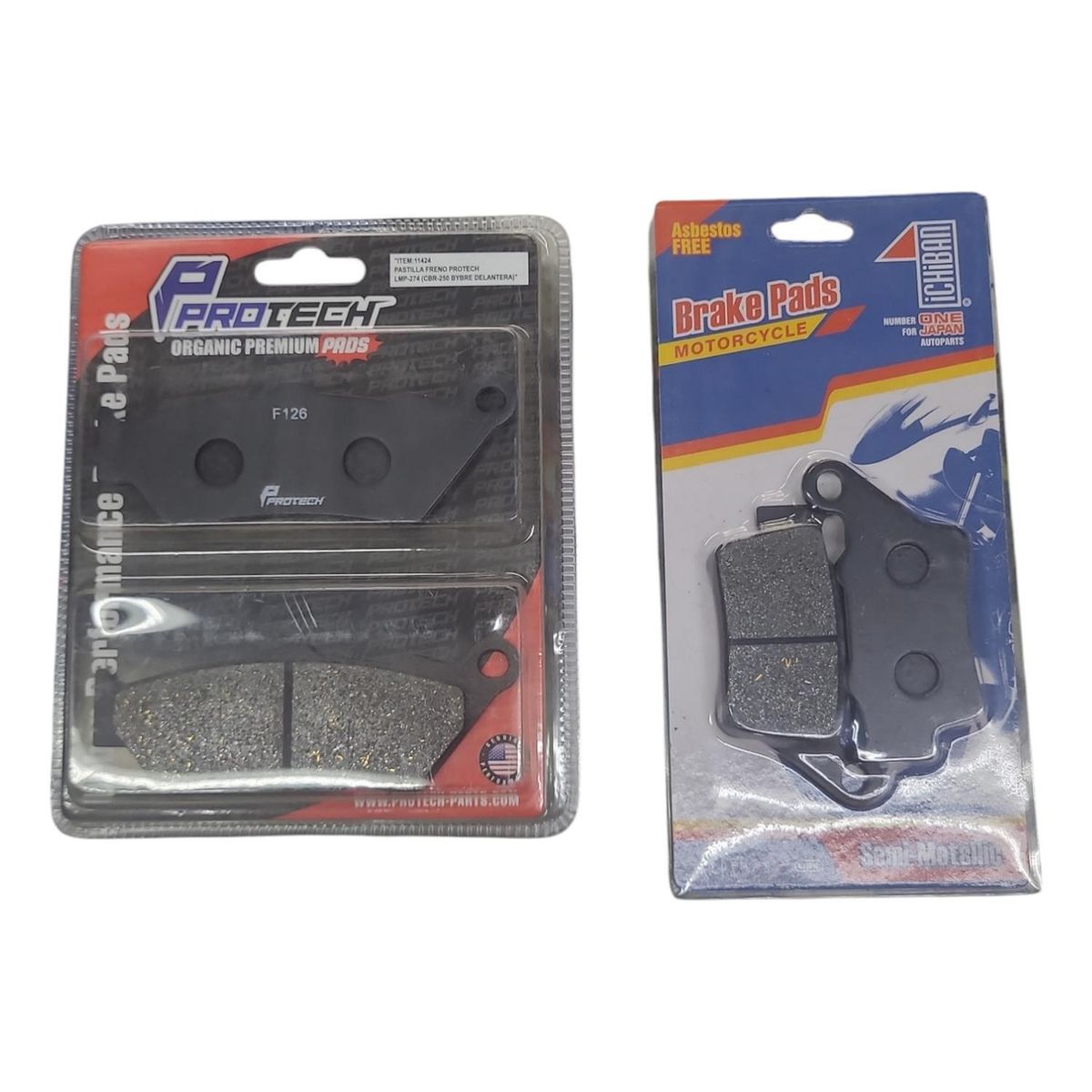 GENERICO - Pastillas Delanteras Y Traseras Honda Cbr 250 Sin Abs