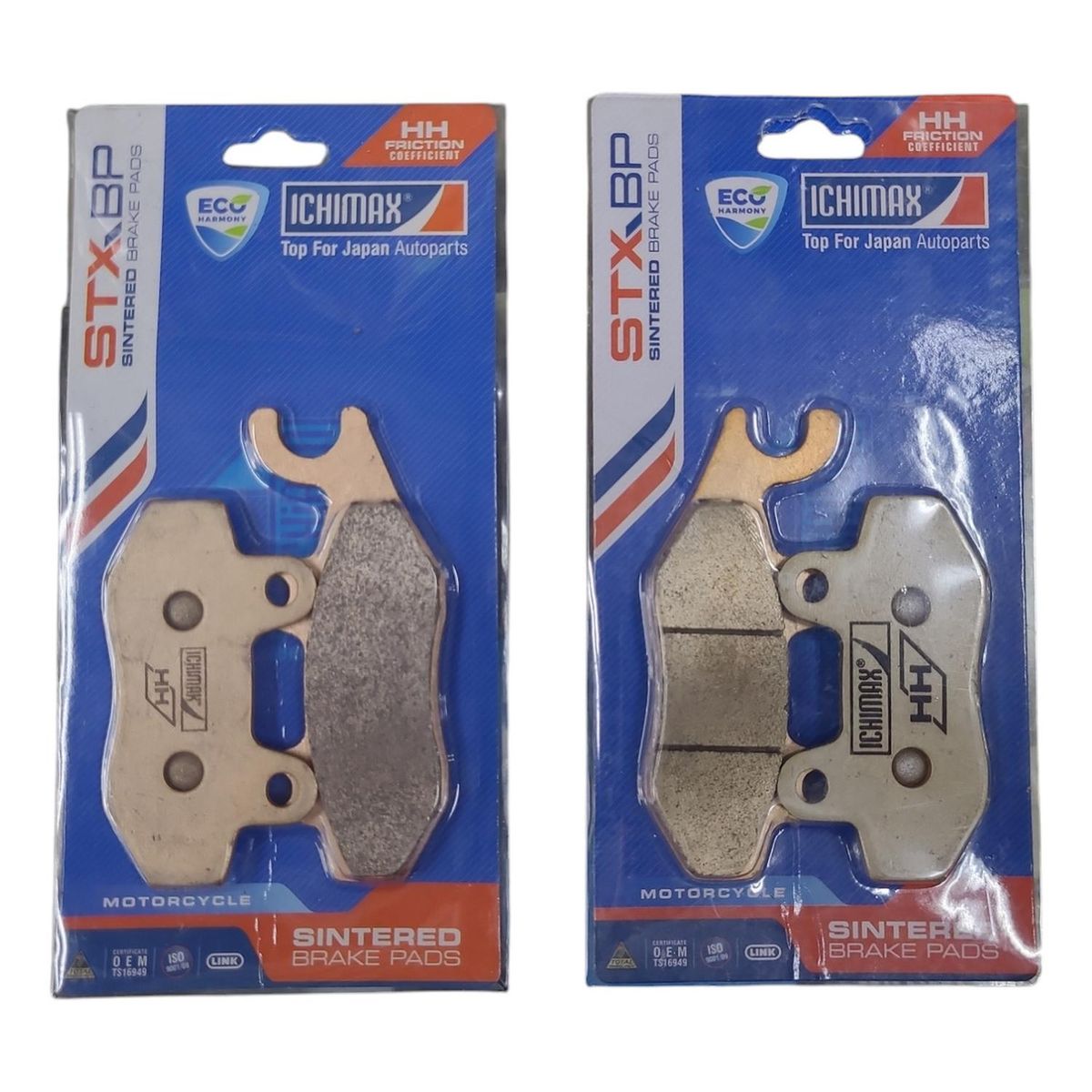 GENERICO - Pastillas Freno Delantera + Trasera Kawasaki Klr 650 (08-18)