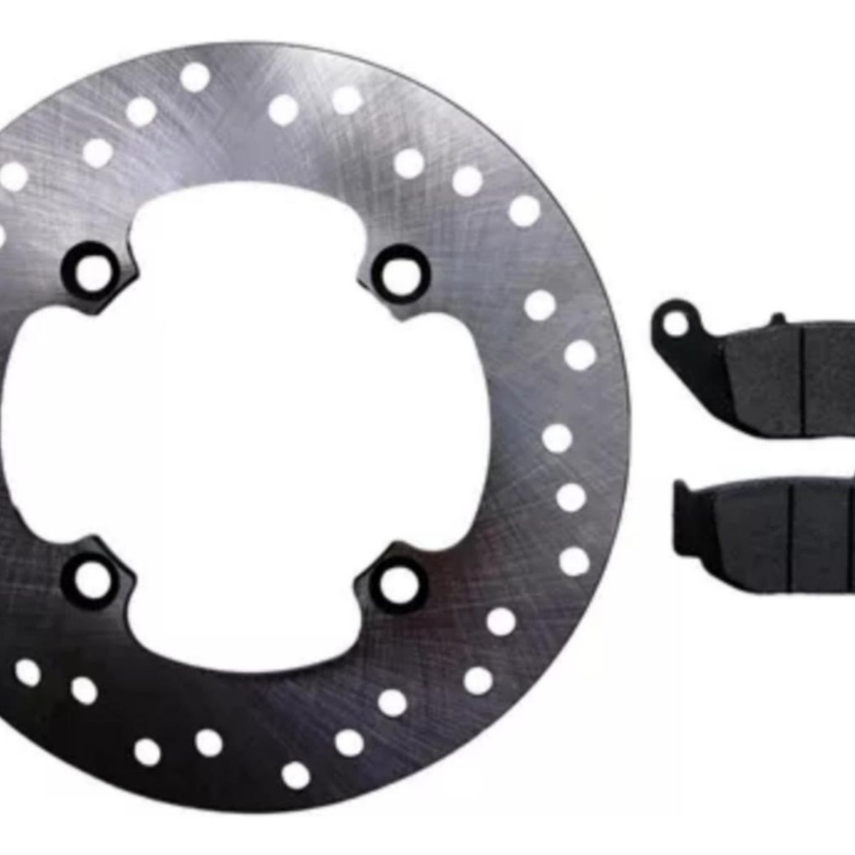 GENERICO - Disco Freno Trasero + Pastillas Freno Moto Honda Invicta 150