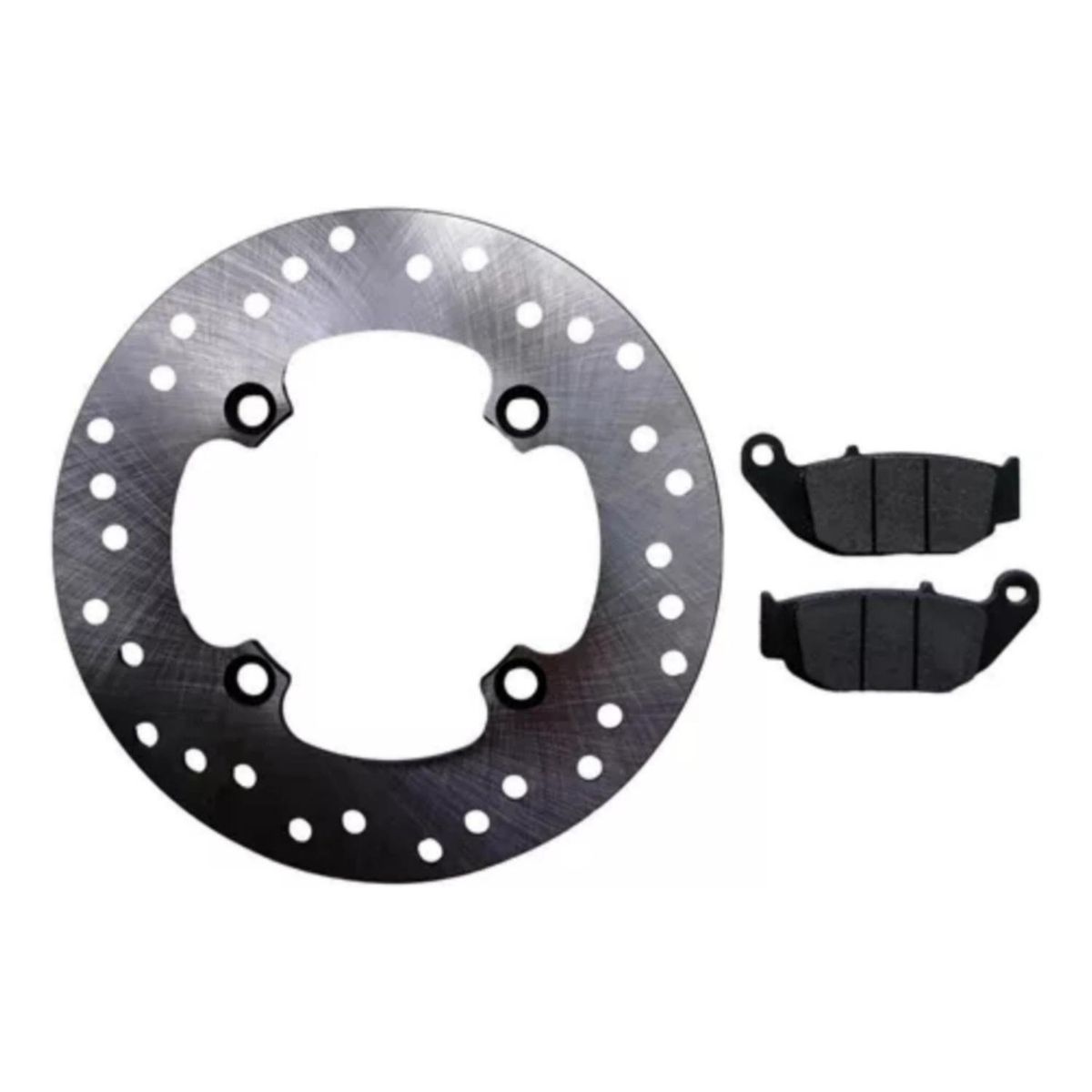 GENERICO - Disco Freno Trasero + Pastillas Freno Moto Honda Invicta 150