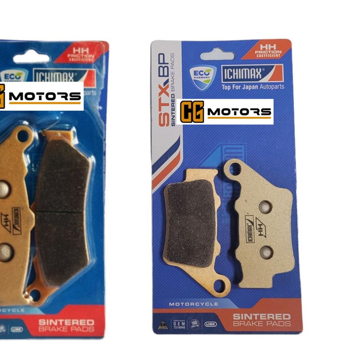 GENERICO - Pastillas Freno Delantera + Trasera Yamaha Xt660r - Z Japón