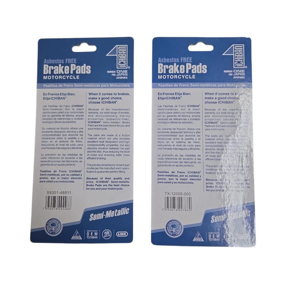 GENERICO - Pastillas Freno Delanteras Y Traseras Kawasaki Versys 300
