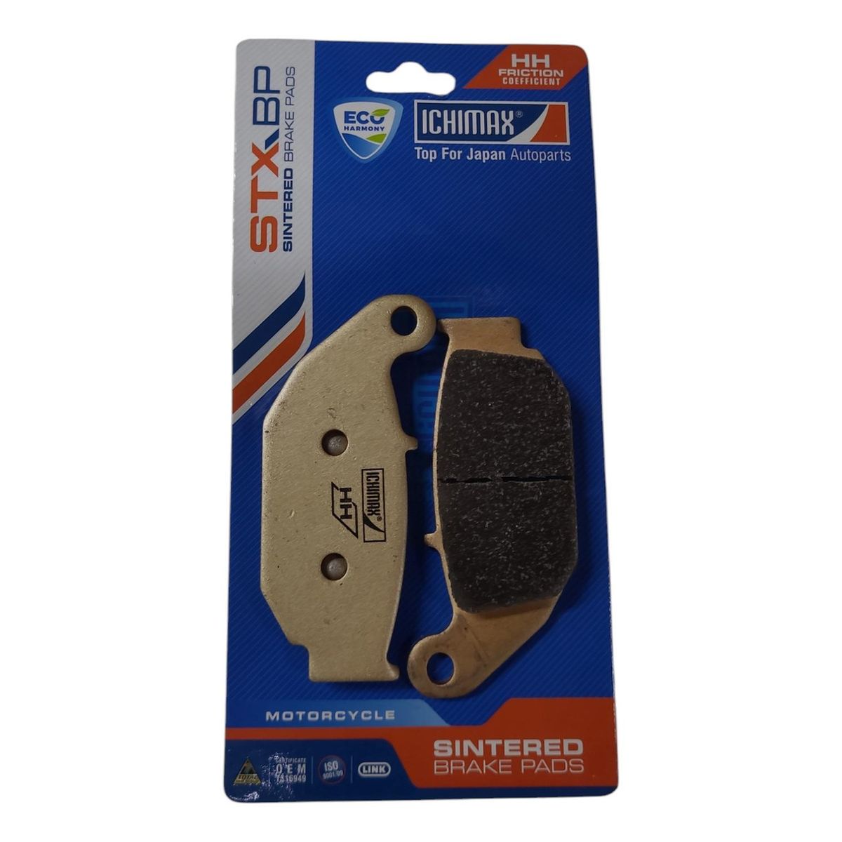 GENERICO - Pastillas Freno Traseras Moto Cb 190r / Nx 190 Sinterizadas