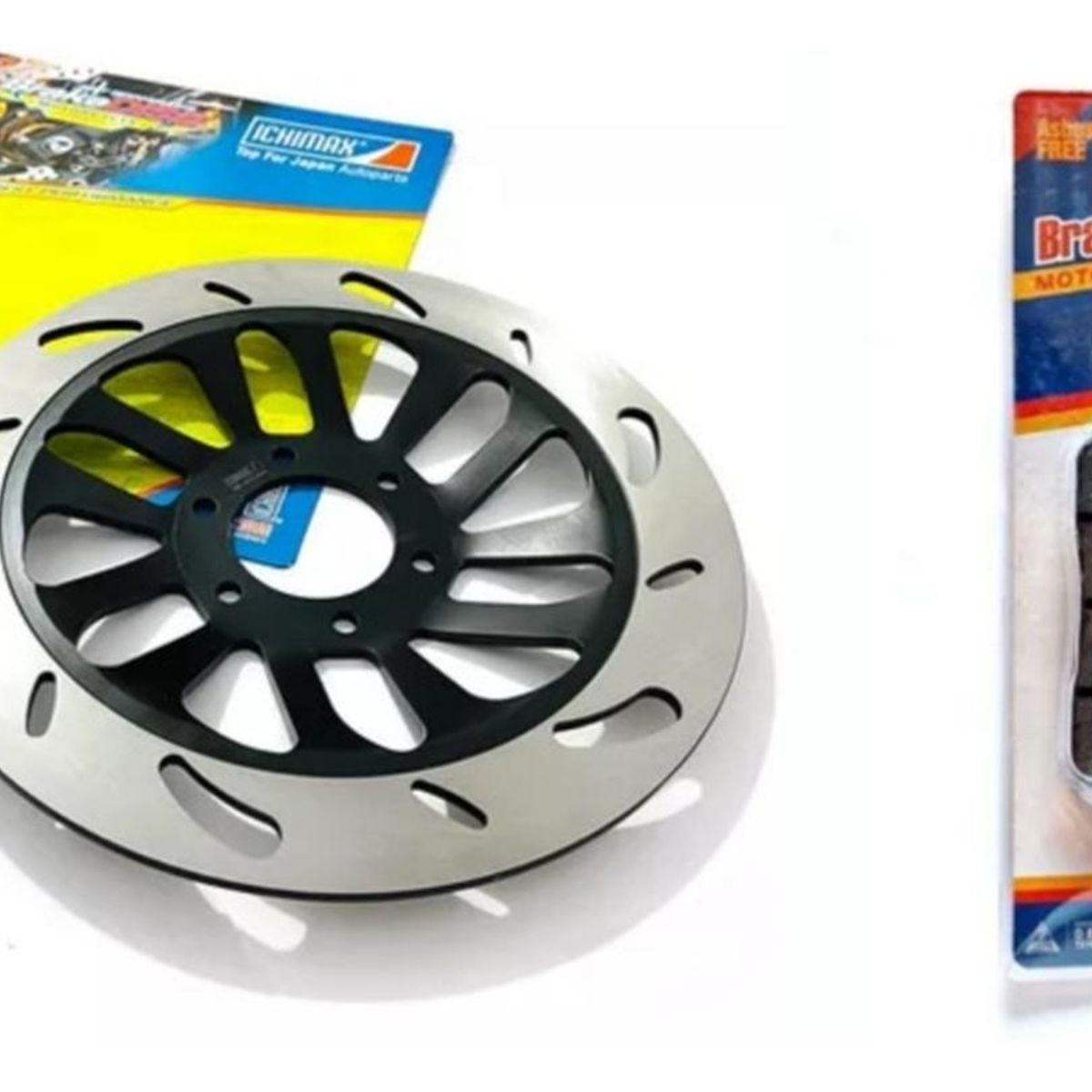 GENERICO - Disco Freno Delantero + Pastillas Moto Suzuki Gz 150 Japones
