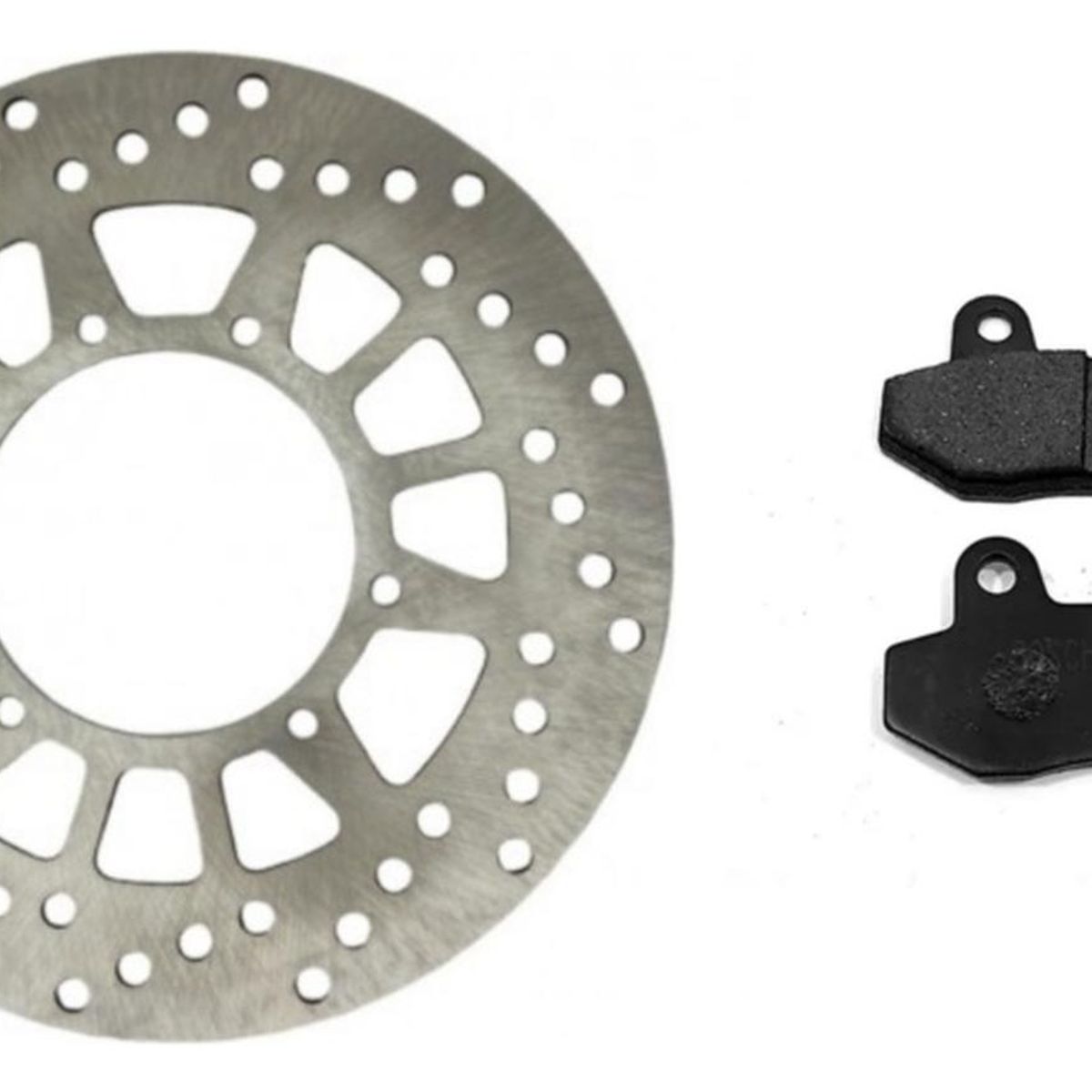 GENERICO - Disco + Pastillas Freno Delanteras Moto Yamaha Xtz 125 Japón