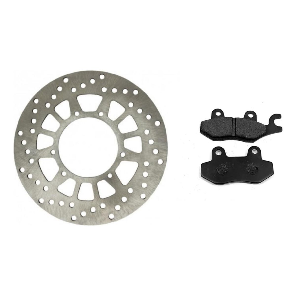 GENERICO - Disco + Pastillas Freno Delanteras Moto Yamaha Xtz 125 Japón