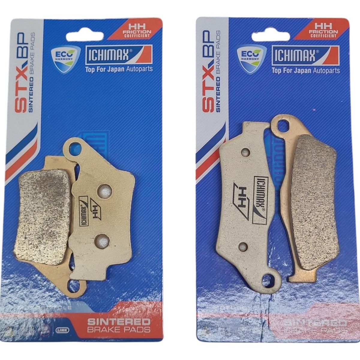 GENERICO - Pastillas Freno Del + Tras Yamaha Fzn 150 3.0 Sinterizadas