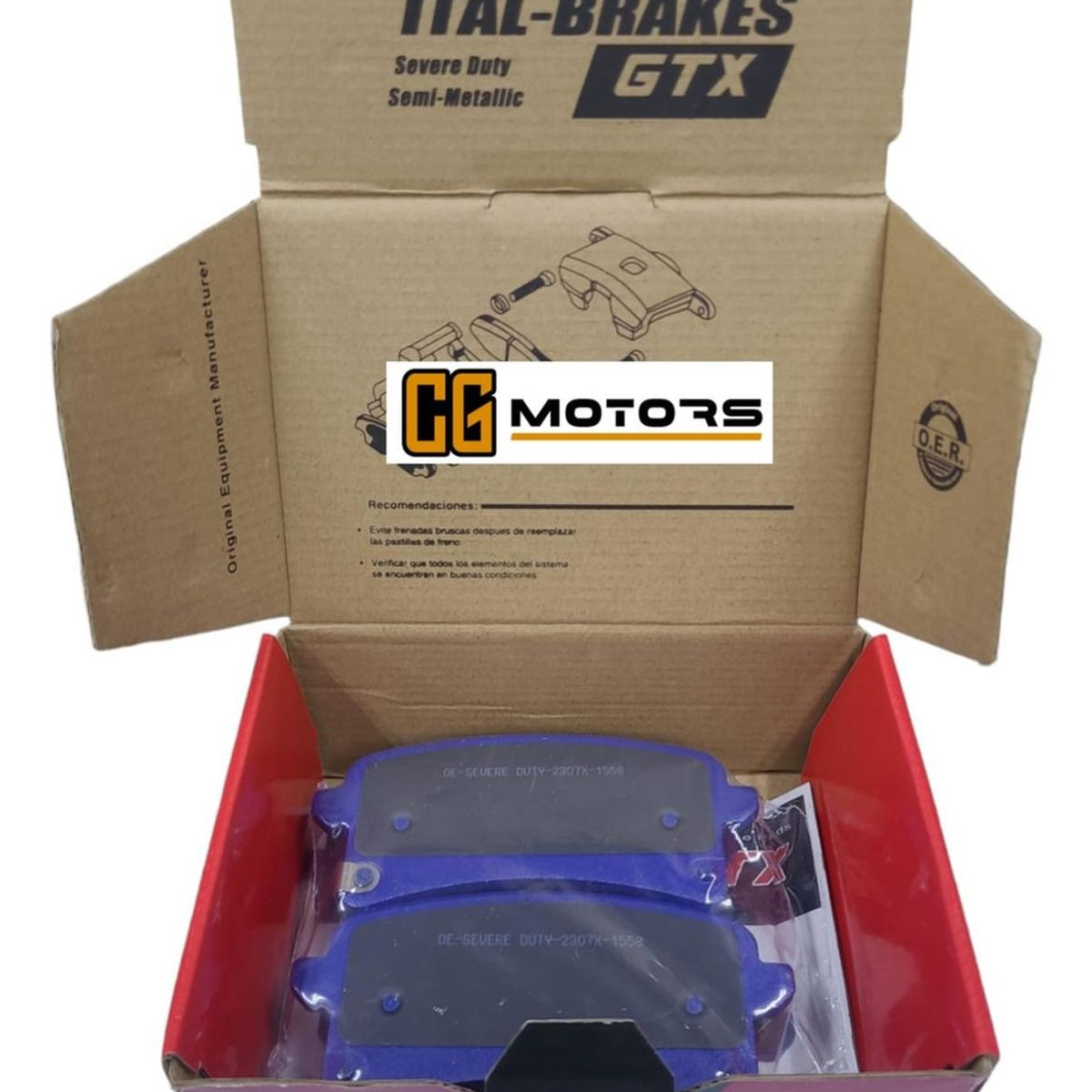 GENERICO - Juego De Pastillas De Freno Traseras Changan Hunter 1.9