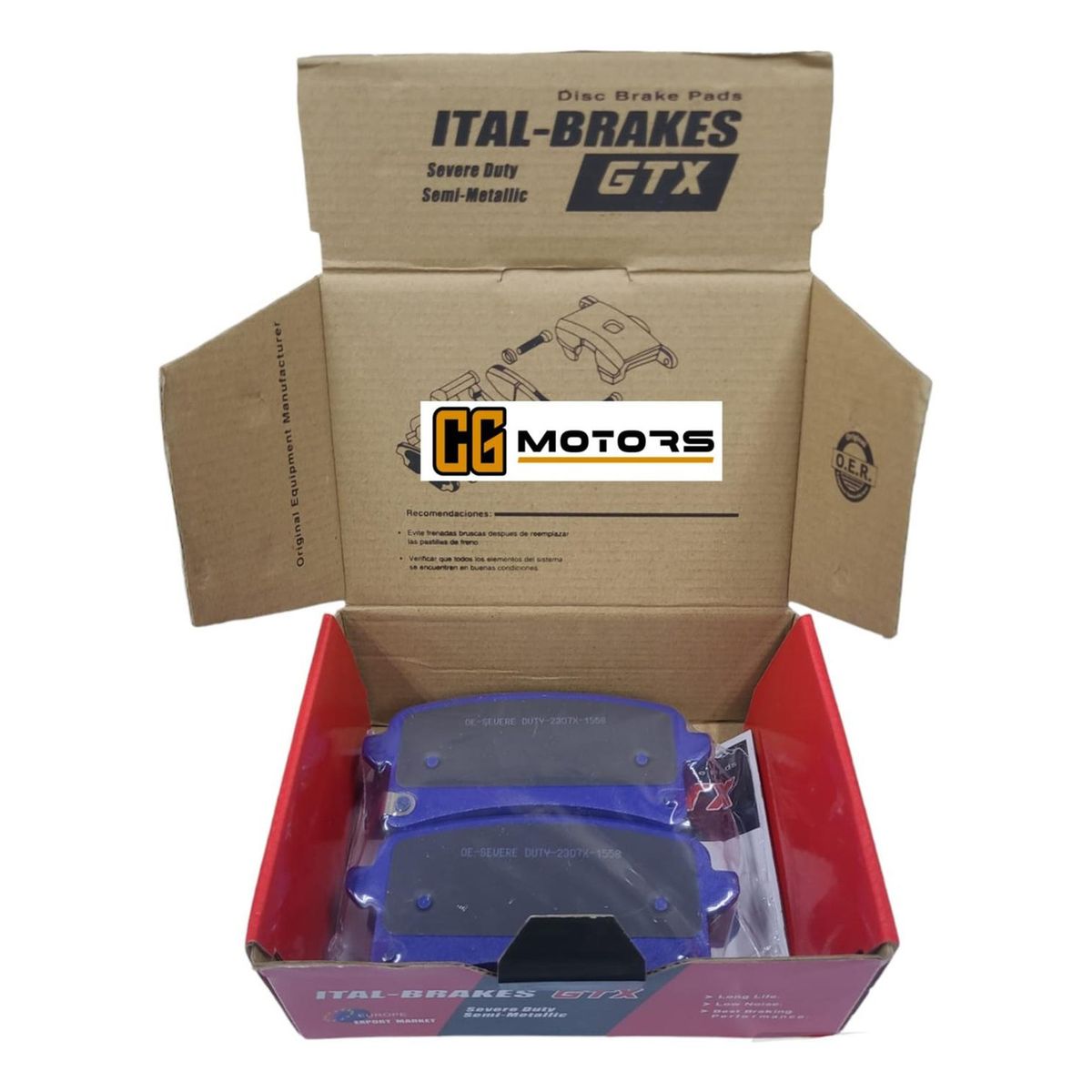 GENERICO - Juego De Pastillas De Freno Traseras Changan Hunter 1.9