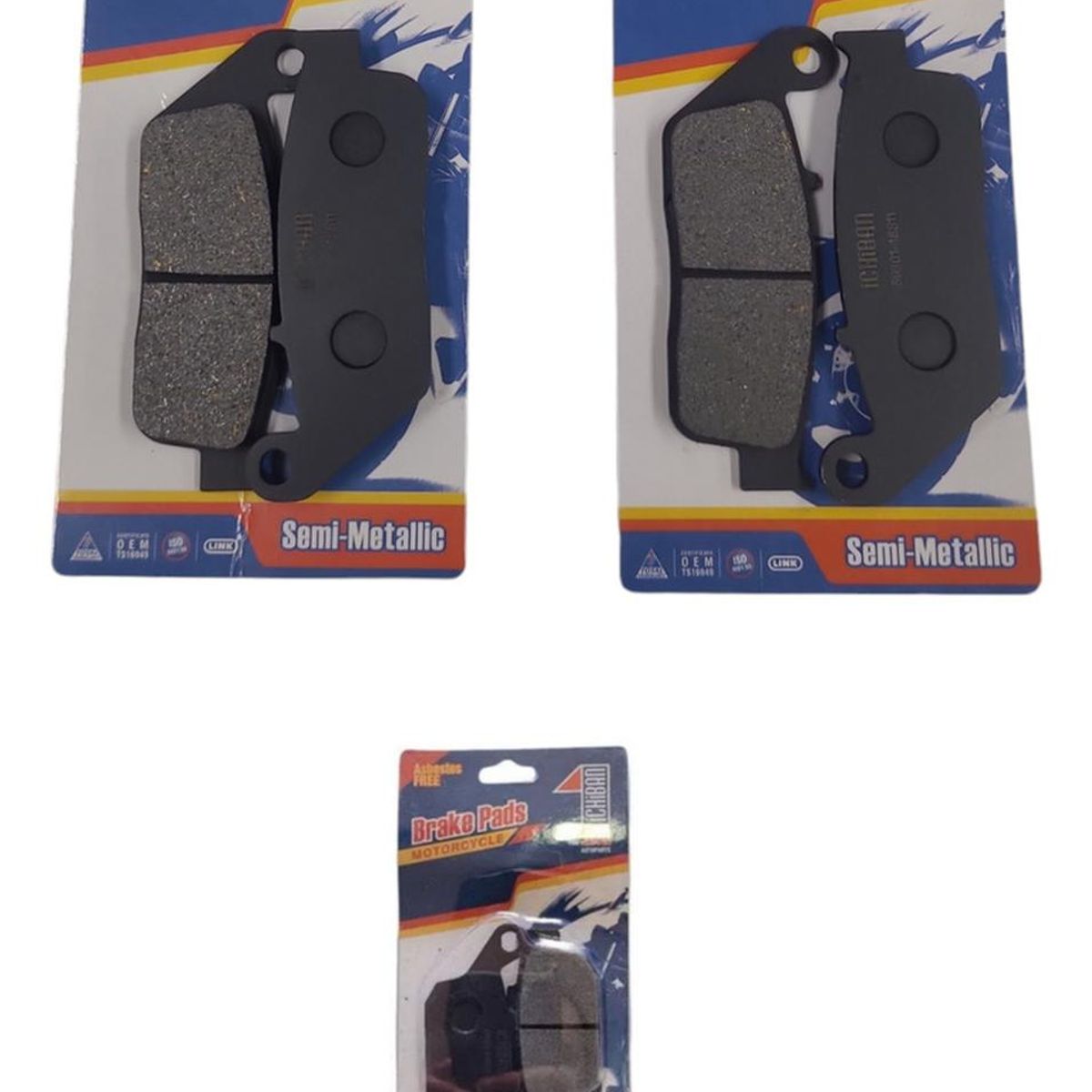 GENERICO - Pastillas Freno Delantera + Trasera Honda Cb500 X/f/r (3par)