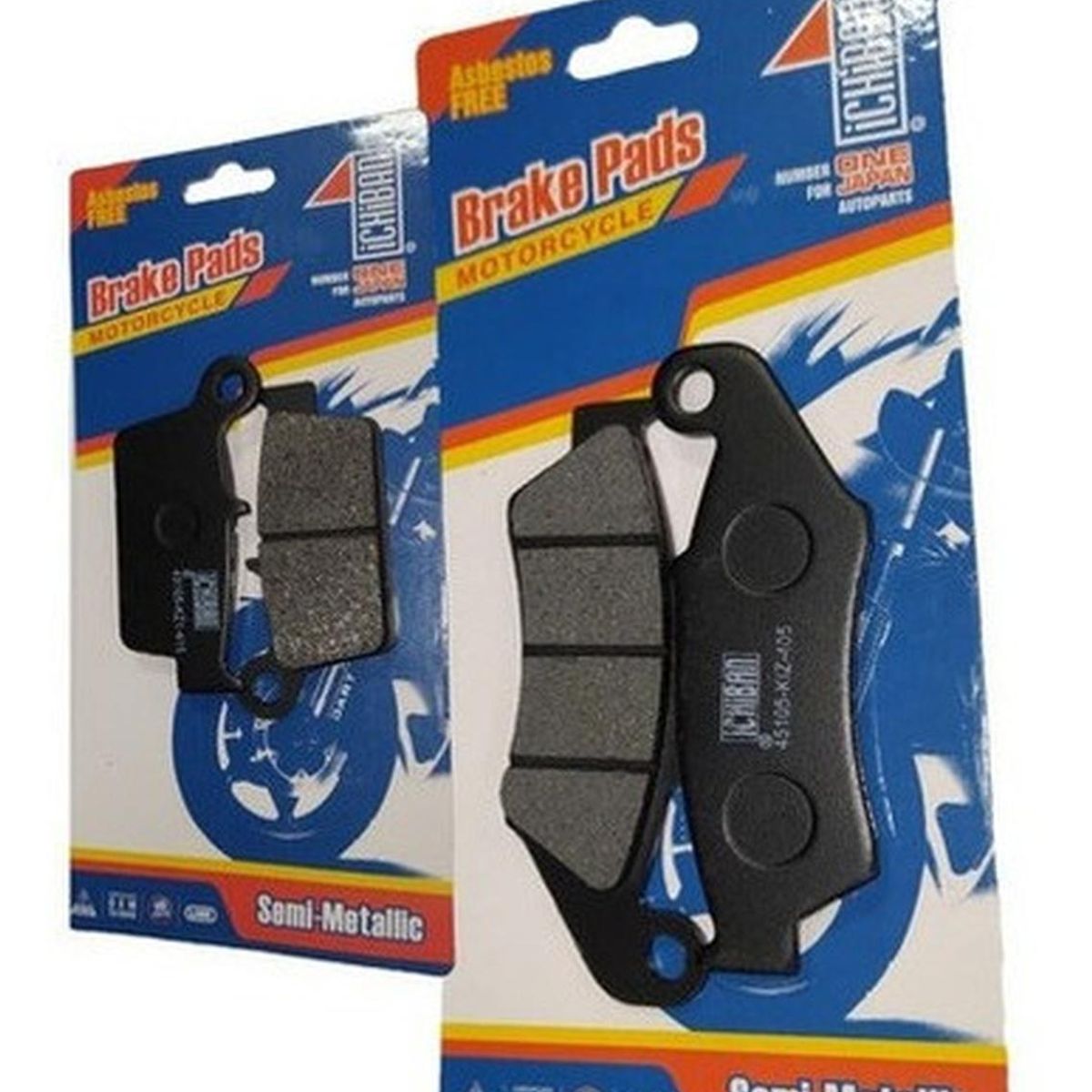 GENERICO - Pastillas Freno Delanteras Y Traseras Honda Xr 250 (1991 - 2004)