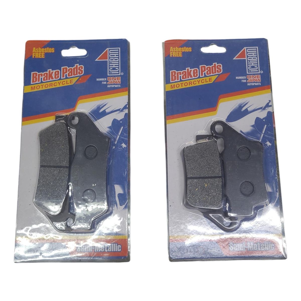 GENERICO - Pastillas Freno Del + Tras Para Royal Enfield Meteor 350