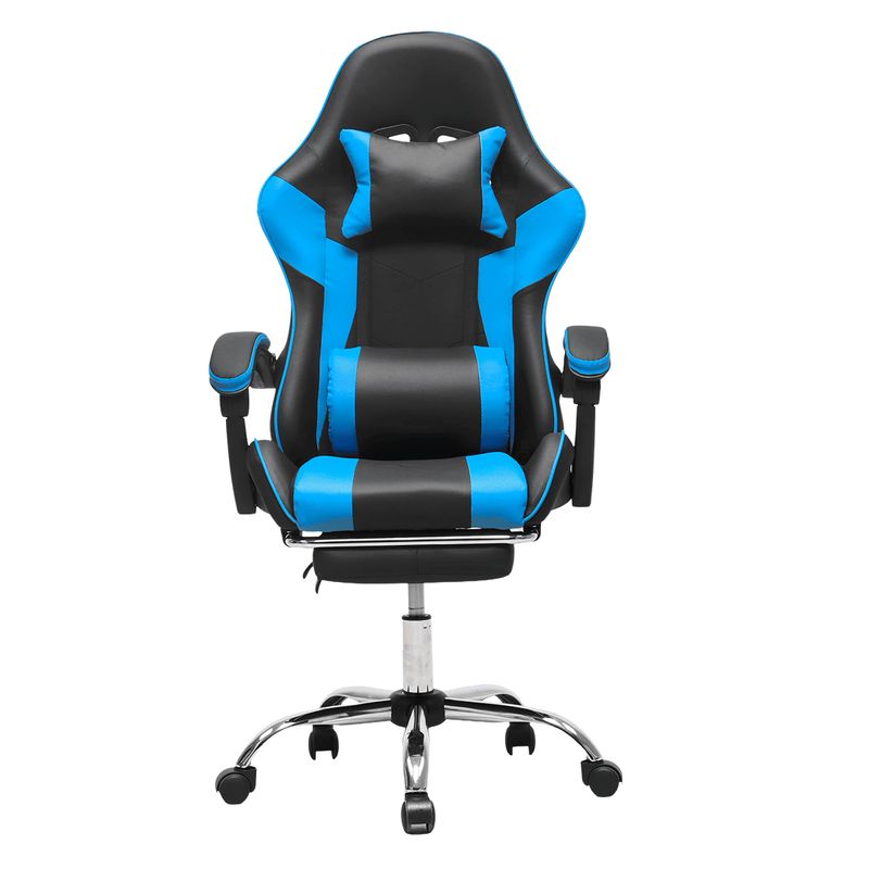 HOMEN - Silla Gamer Reclinable Home Office Azul