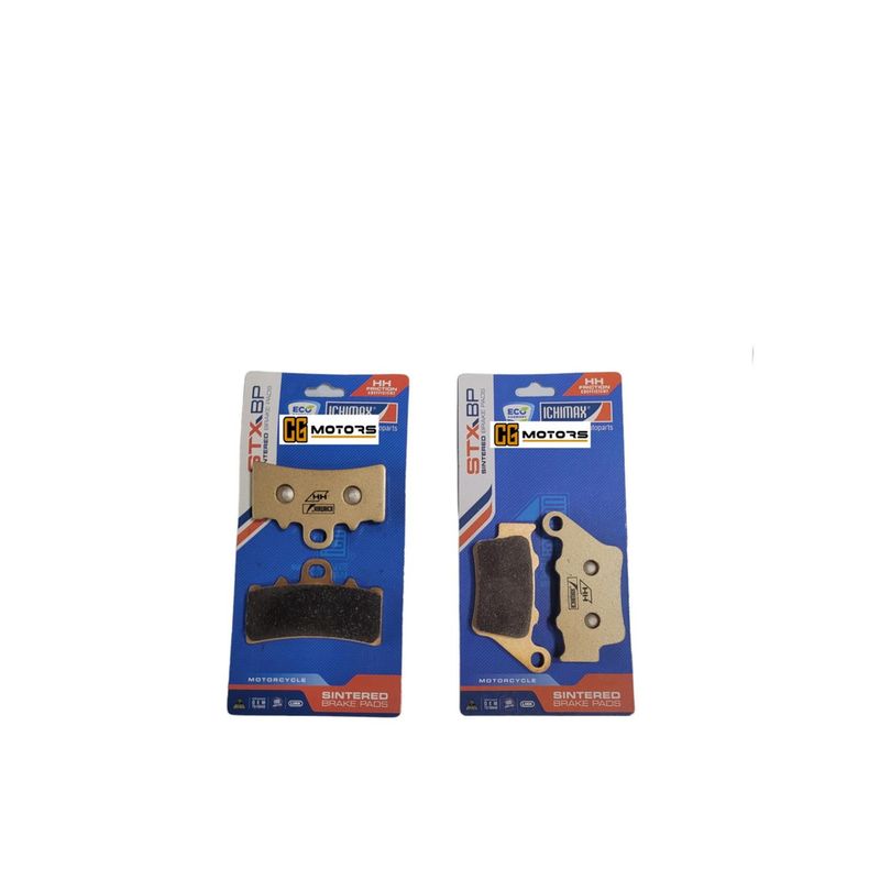 GENERICO - Pastillas Freno Delantera+trasera Bmw G310r/gs Sinterizadas