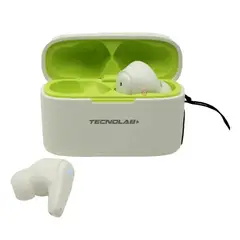 TECNOLAB - Audífonos Bluetooth Tws Con Correa Blanco - PS
