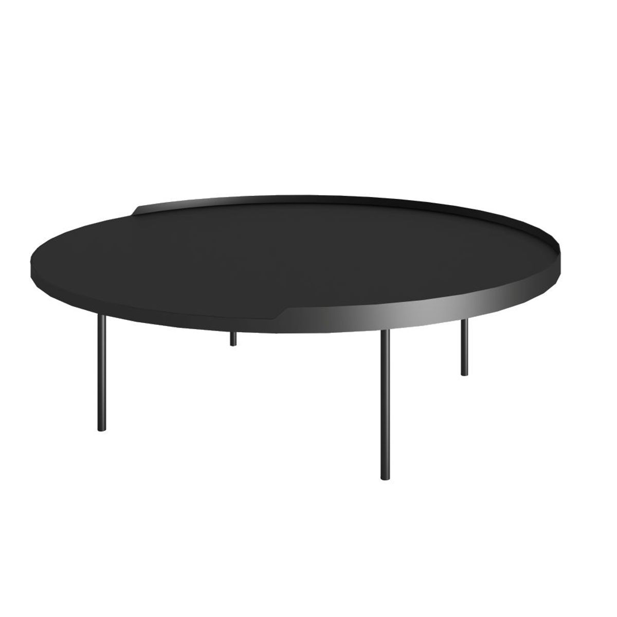 SANSSOUCI - Mesa Orion Redonda Negra 100