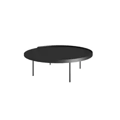 SANSSOUCI - Mesa Orion Redonda Negra 100