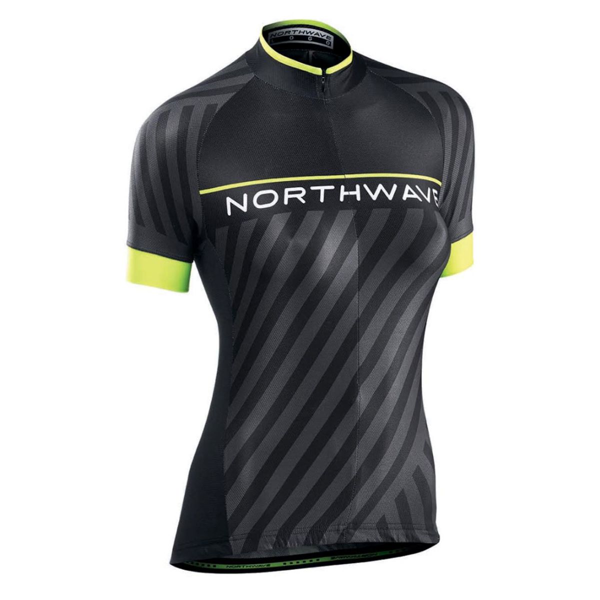 360 - Tricota Ciclismo Mujer Northwave® Logo 3 Blackyellow