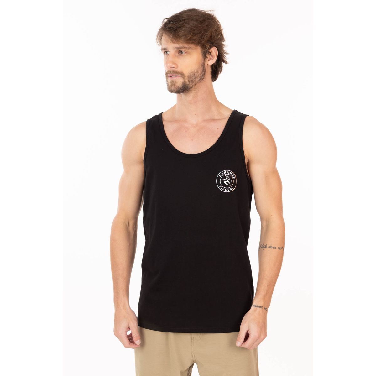 RIP CURL - Polera SM Suncrest Negro Hombre Rip Curl