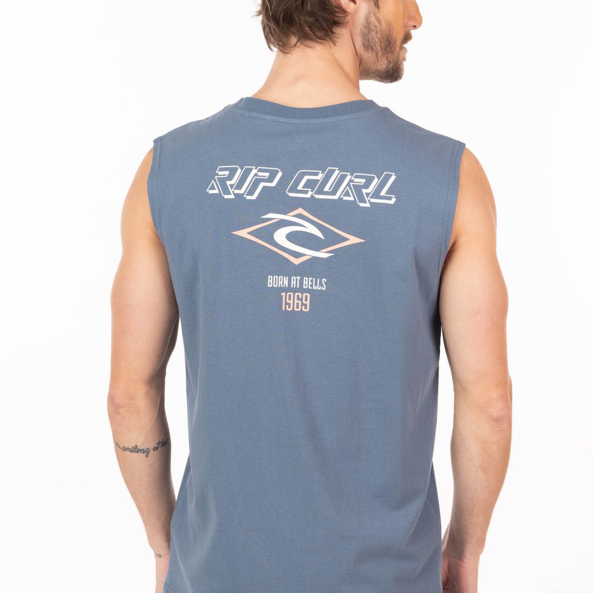 RIP CURL - Polera SM Splashzone Azul Hombre Rip Curl