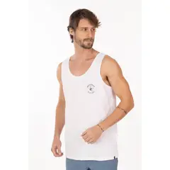 RIP CURL - Polera SM Suncrest Blanco Hombre