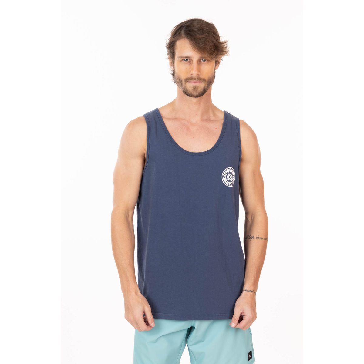 RIP CURL - Polera SM Seaway Azul Hombre Rip Curl