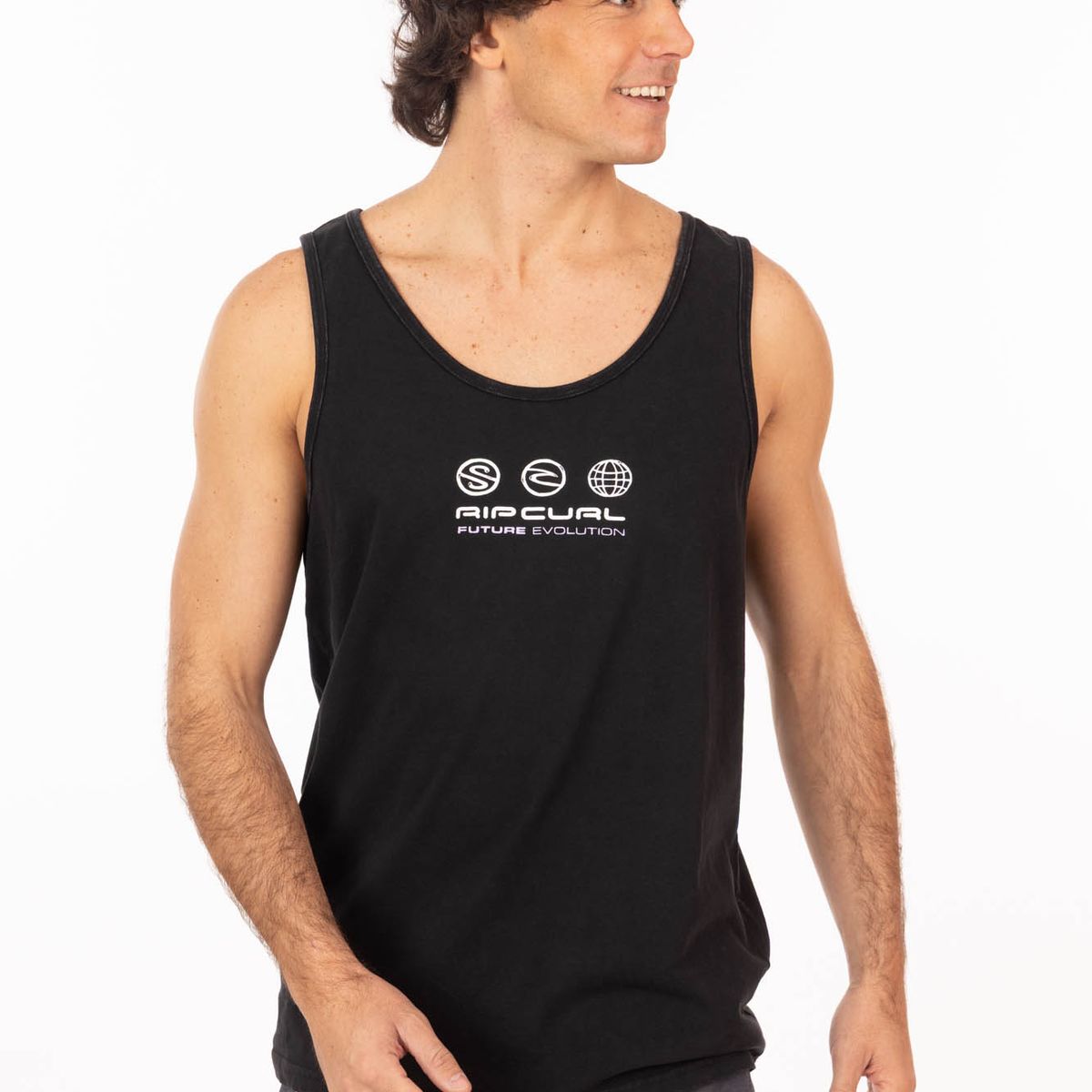 RIP CURL - Polera SM Cloudcrest Negro Hombre Rip Curl