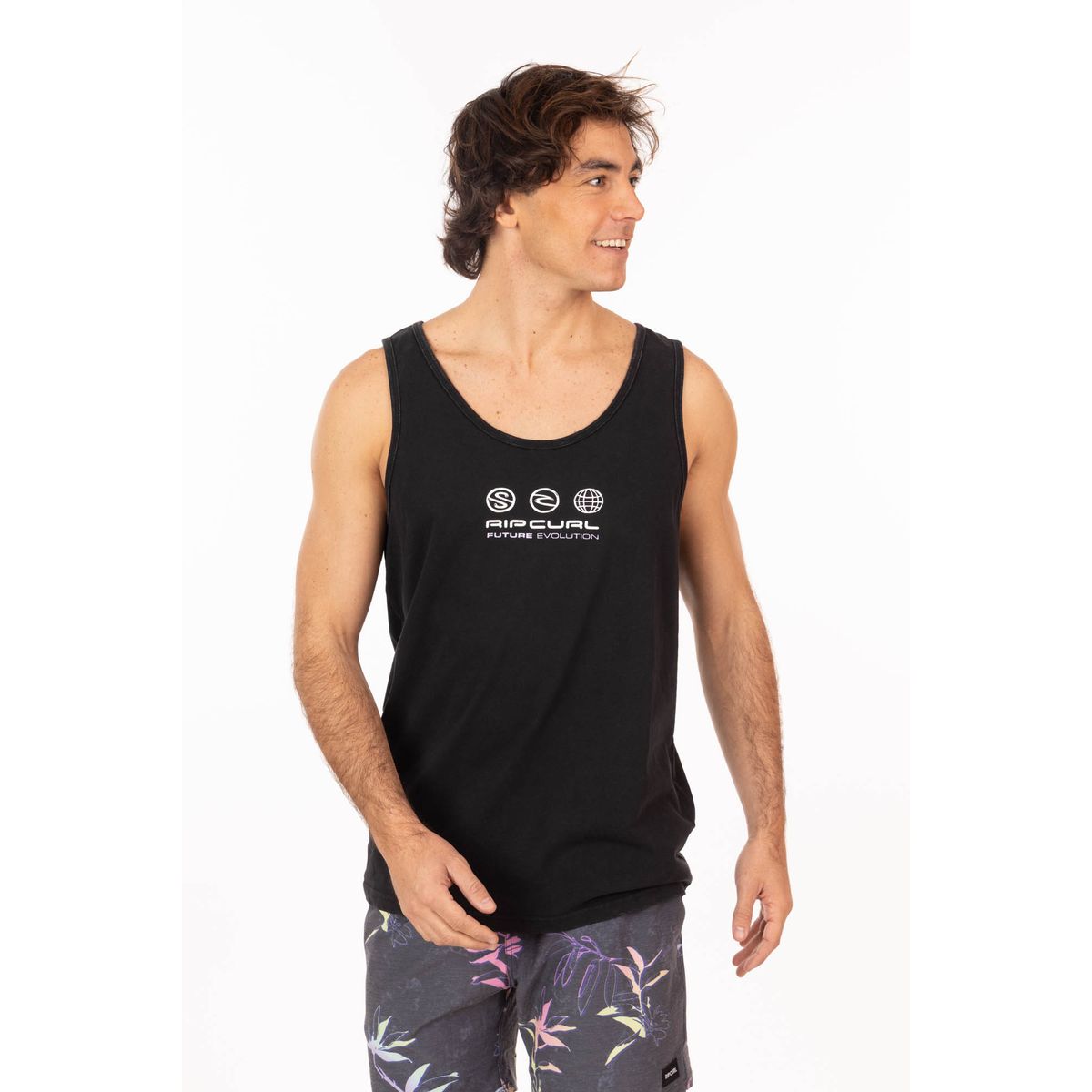 RIP CURL - Polera SM Cloudcrest Negro Hombre Rip Curl