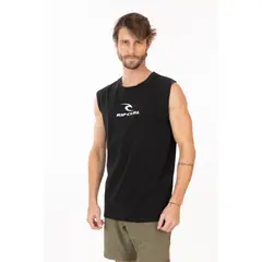 RIP CURL - Polera SM Sunpath Negro Hombre