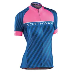 360 - Tricota Ciclismo Mujer Northwave® Logo 3 Bluepink