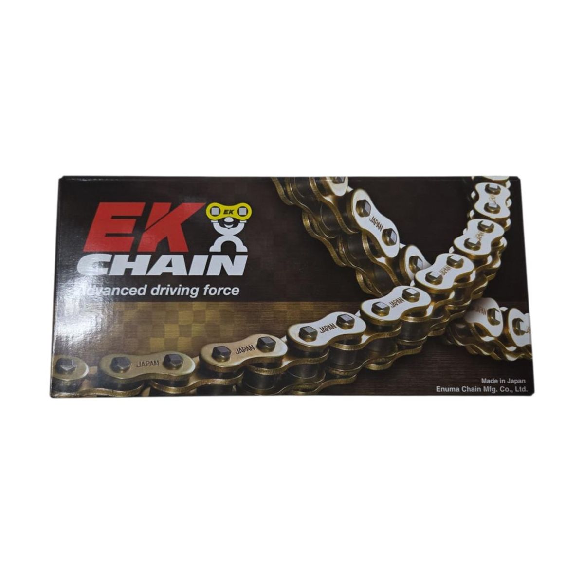 GENERICO - Cadena Reforzada Moto 525 x 130 c Qring Dorada EK