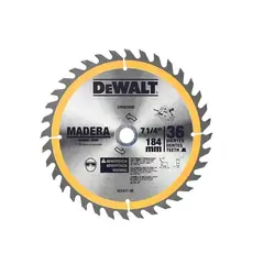 DEWALT - Disco de Sierra 7 1/4 - 36 dientes - DWA03090