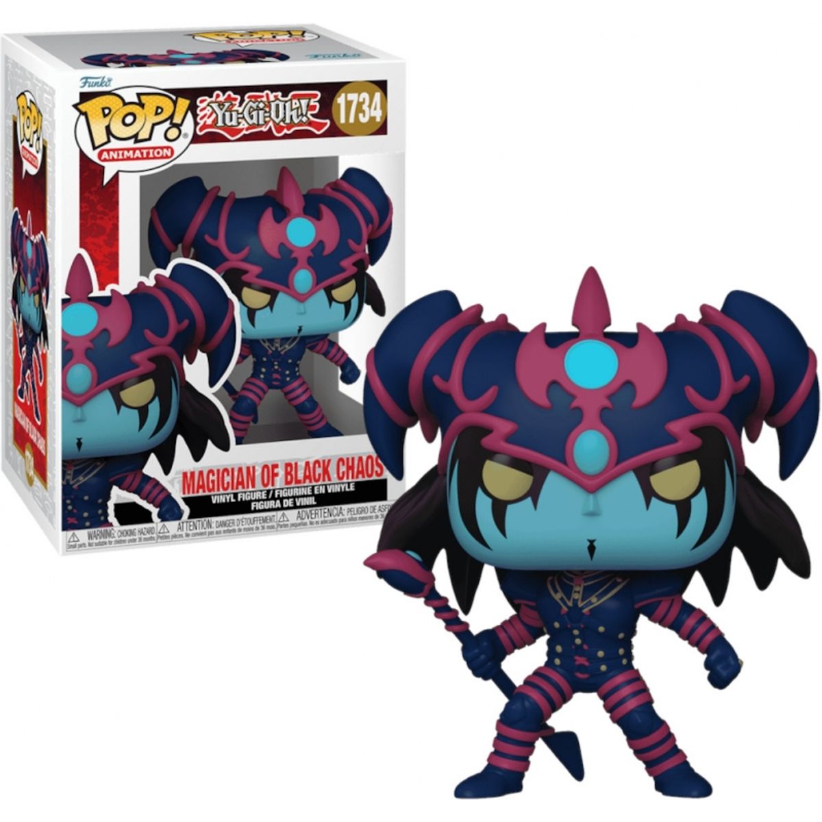 FUNKO - FUNKO 80377 POP POP ANIME YUGIOH S6 MAGICIAN OF BLACK CHAOS