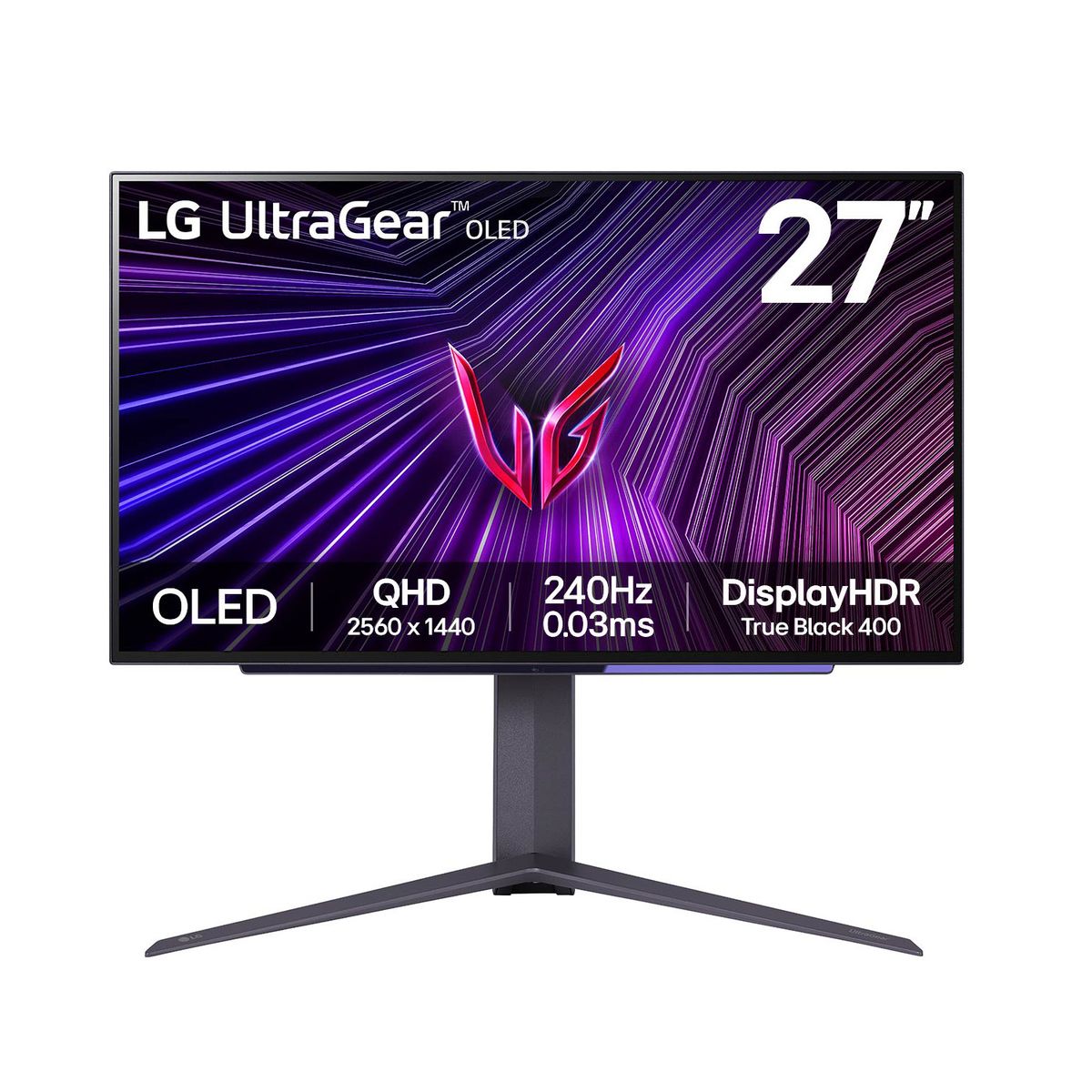 LG - Monitor UltraGear™ OLED LG 27 QHD con 240Hz 27GS95QE-B
