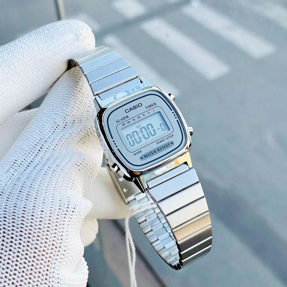 CASIO - RELOJ CASIO LA670WA-7D MUJER DIGITAL VINTAGE
