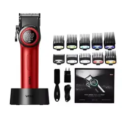 VGR - Cortapelo Profesional 001 Para Cabello 9000rpm Rojo