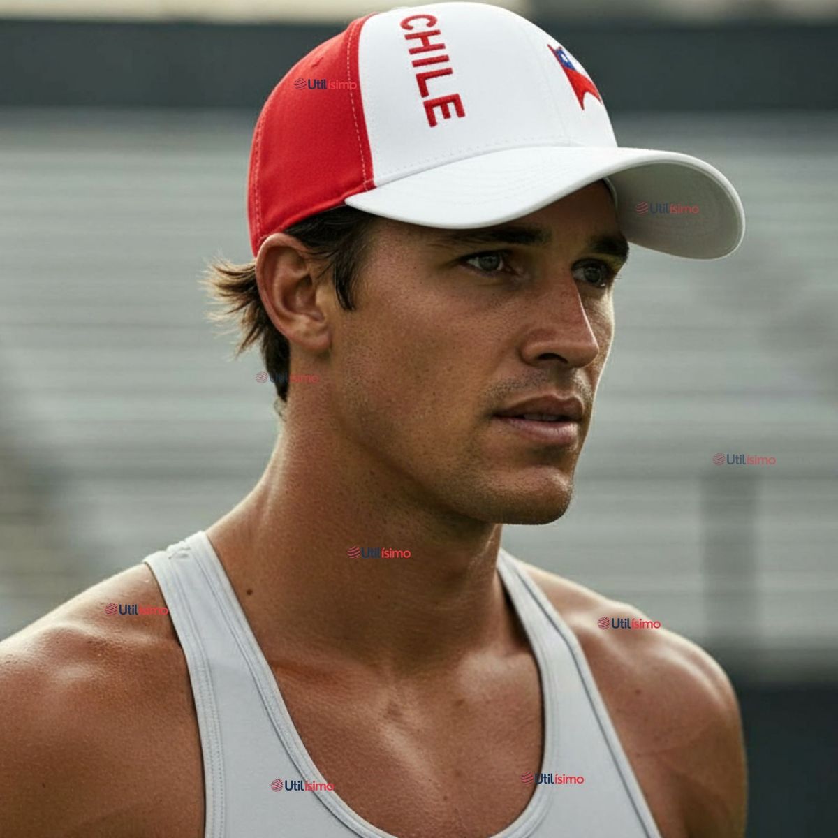 UTILISIMO - Gorro Jockey Talla Única Alta Calidad Poliéster Estampado Chileno