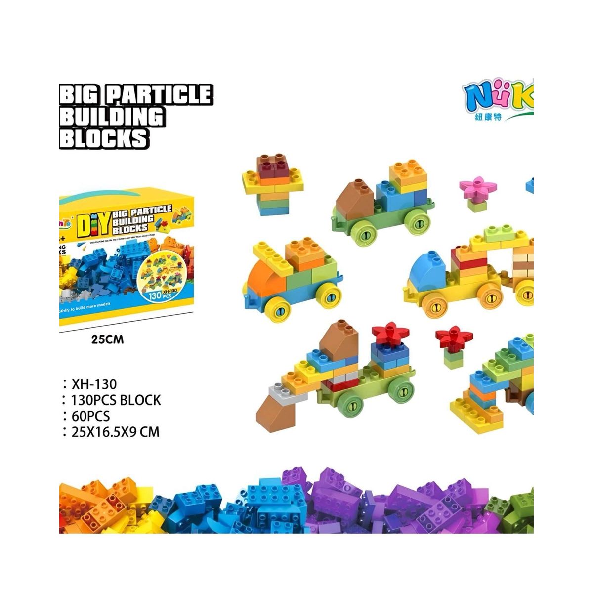 GENERICO - Bloques lego autos 130 piezas