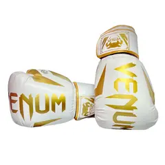 VENUM - GUANTES DE BOXEO EVOLUTION WHITE GOLD 12 OZ