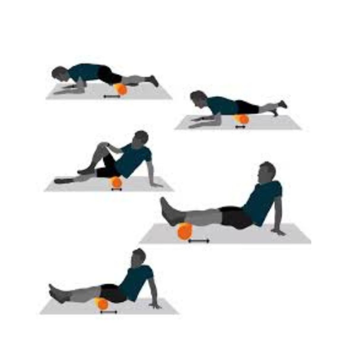 MOVI - Rodillo FoamRoller Yoga Masaje Muscular Ejercicio Relajación