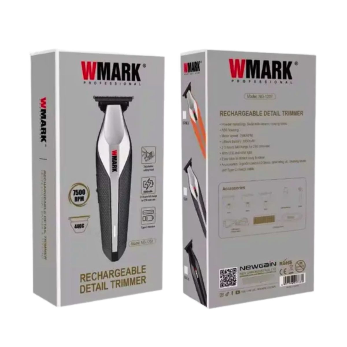 WMARK - Maquina Detailer Wmark NG-1207 Trimmer Inalámbrica