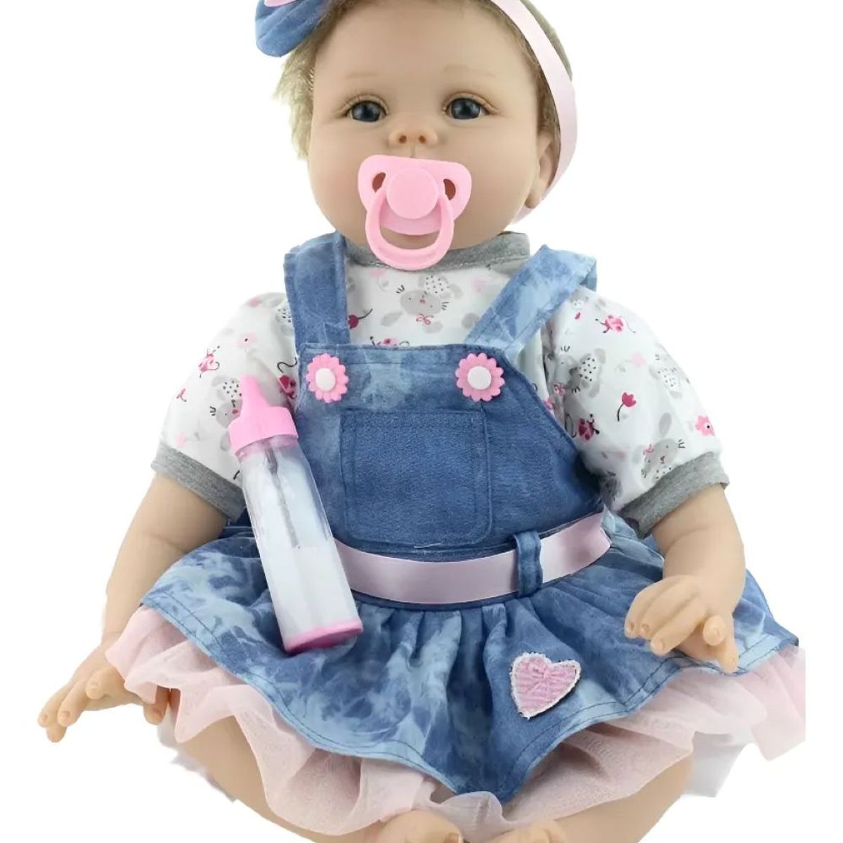 GENERICO - Muñeca Bebé Reborn Silicon Suave 55cm Osito