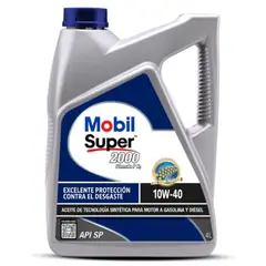MOBIL - Aceite Motor 10w40 Super 2000 4 Lts.