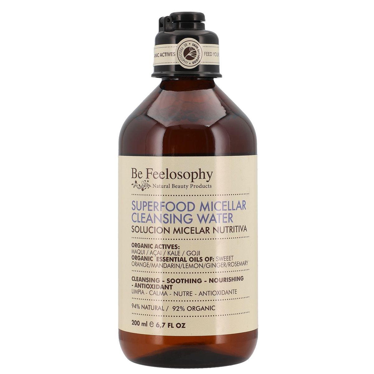 BE FEELOSOPHY - Solucion Miscelar Superfood 250ml Be Feelosophy