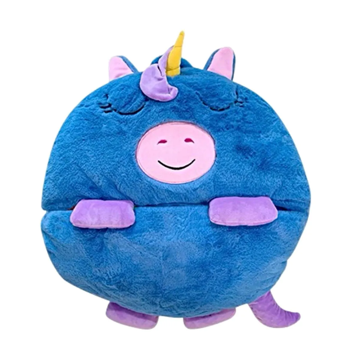 GENERICO - SACO PARA DORMIR PARA NIÑO O NIÑA UNICORNIO AZUL